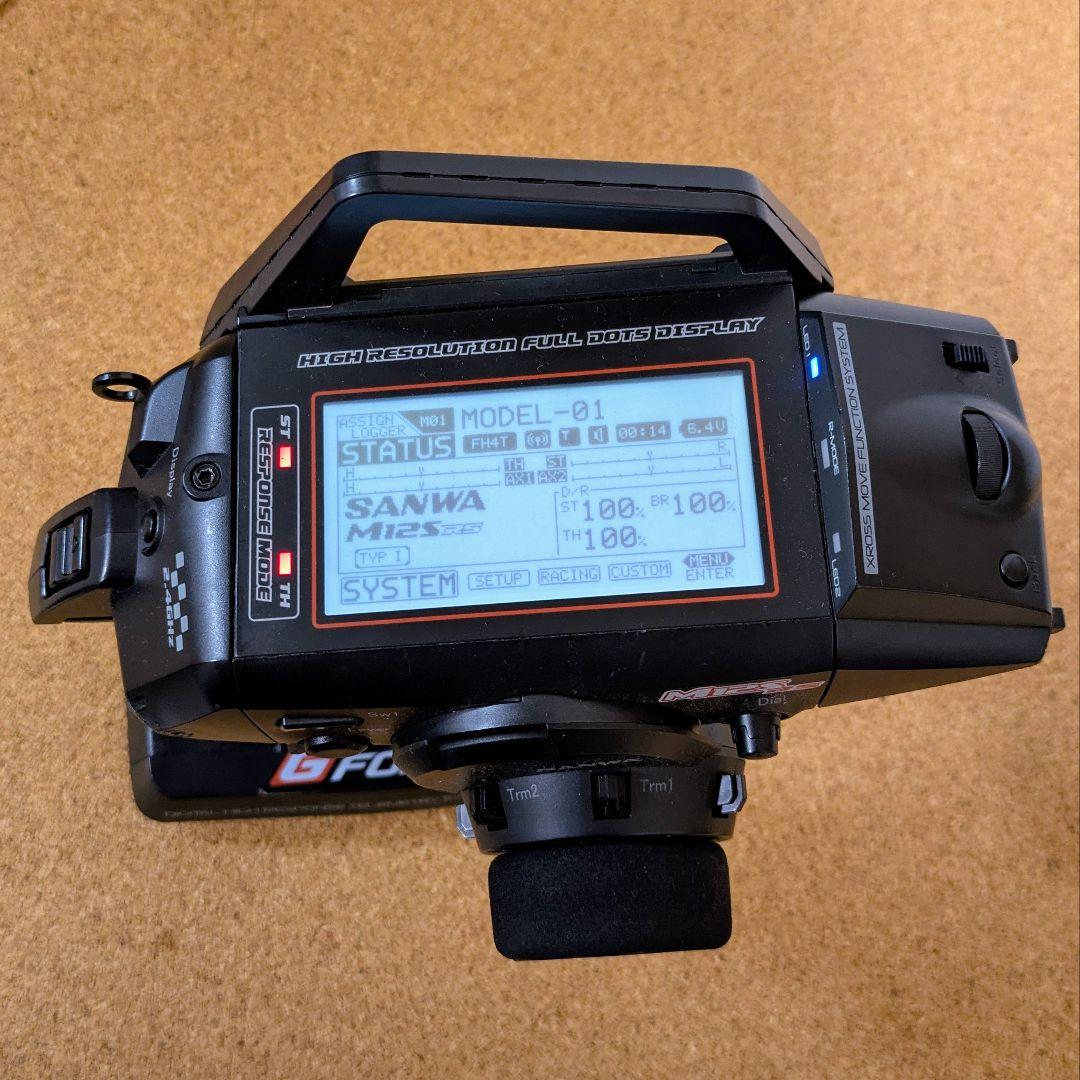サンワ　SANWA M12S　ラジコン送信機　受信機 RX-481付き