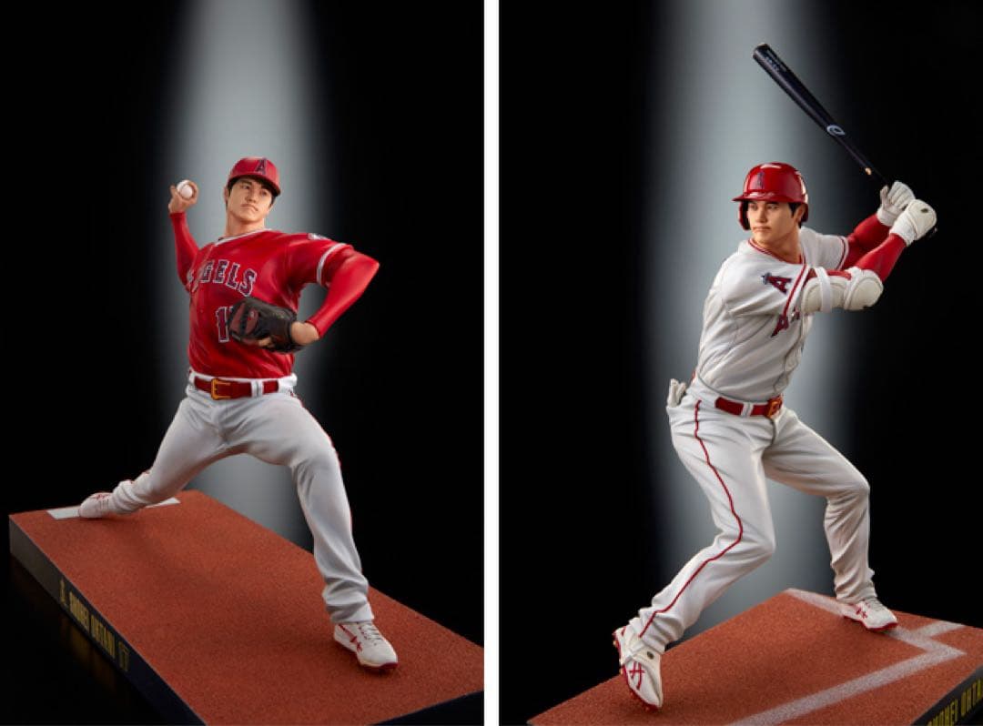 大谷翔平 プレミアムフィギュア 投打2体セット