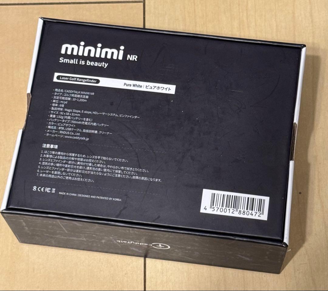 CaddyTalk minimi NR ゴルフ用距離計 レーザー距離計
