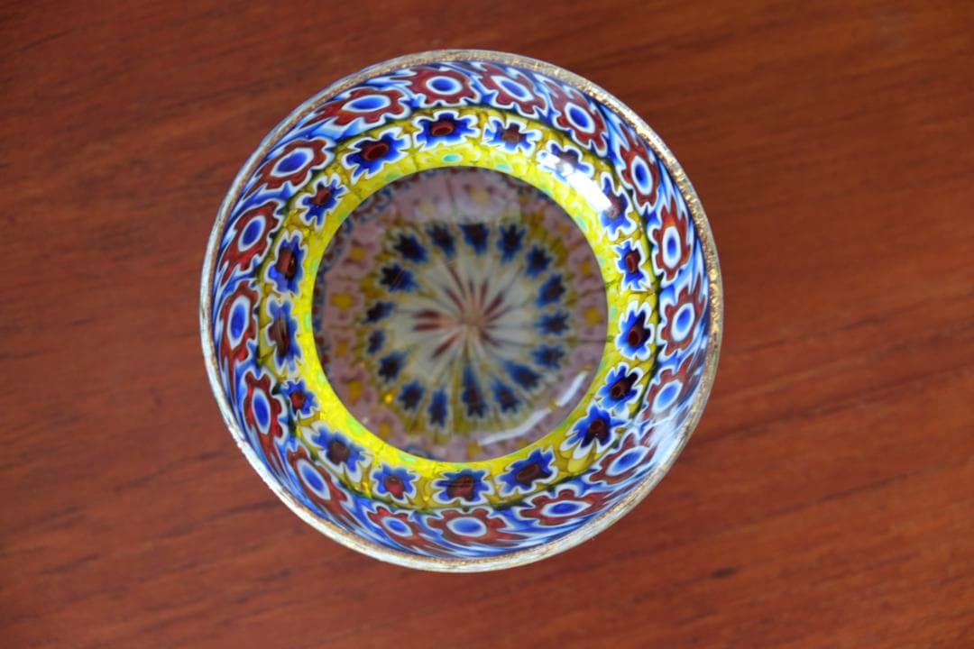 イタリア 民藝 ミルフィオリ 花瓶 検)ワイングラス 皿 江波冨士子 舩木倭帆