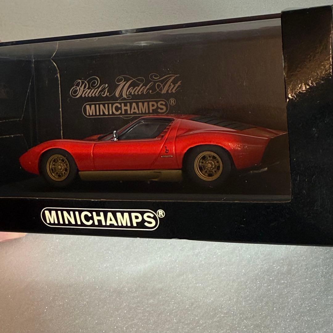MINICHAMPS ランボルギーニ　ミウラ　1/43 ミニチャンプス