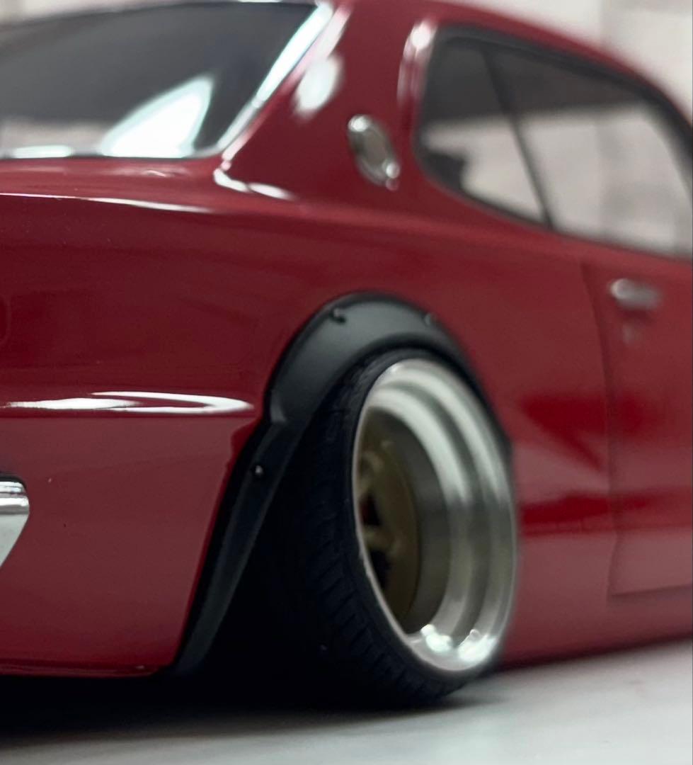 1/18イグニッションモデル ハコスカGTRワタナベ深リムカスタム　レッド