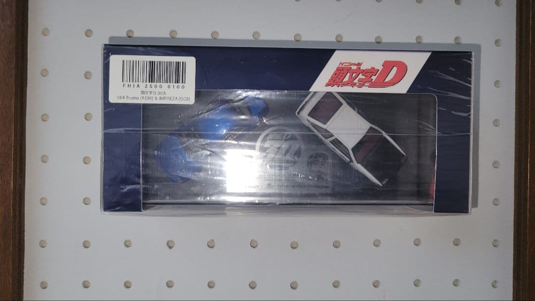 【新品・未開封】頭文字D 30周年記念ミニカー 2台セット インプレッサ＆トレノ