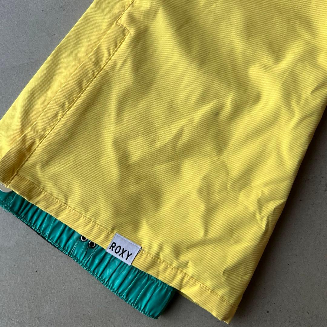 【ROXY】ロキシー　M　スノボ　スキー　ウェア　上下　セット　ピンク　イエロー