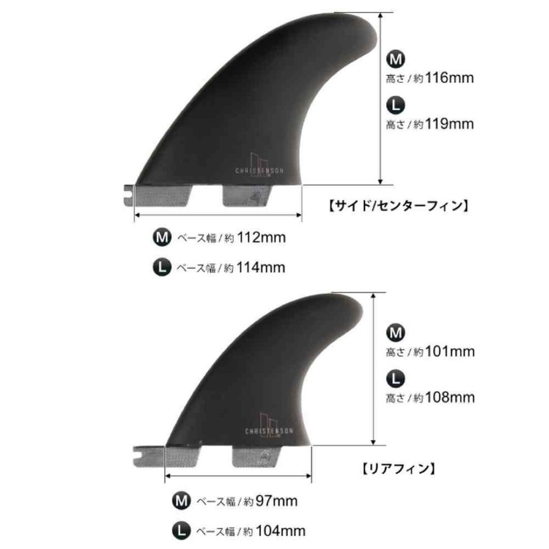 FCS2クリステンソン トライ クワッド フィンセット 5枚セット