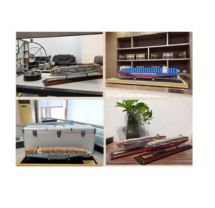 45cm 海上コンテナ船 MAERKSK LINE 完成品 模型 船舶鑑賞用