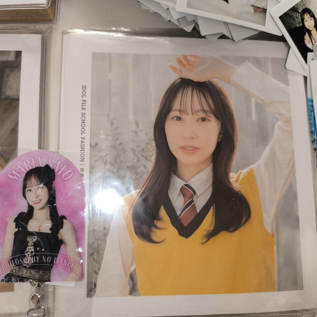 フィロソフィーのダンス　佐藤まりあ　チェキ　写真　チェキ入れ　サイン付きあり