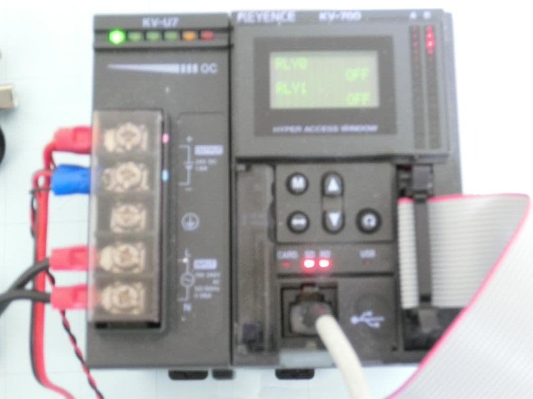 Keyence キーエンスPLC　KV700　タッチパネル　VT3-W4M　学習