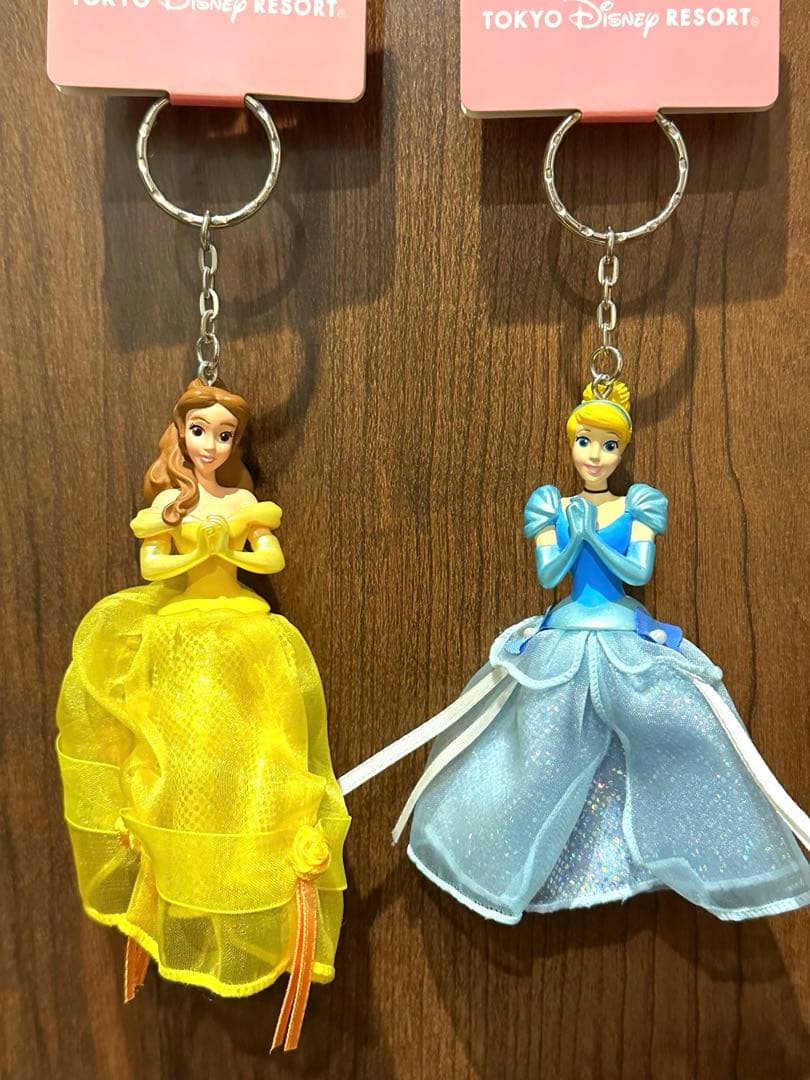 美品【タグ付】ディズニーリゾート プリンセスキーホルダー 13個セット おまけ付