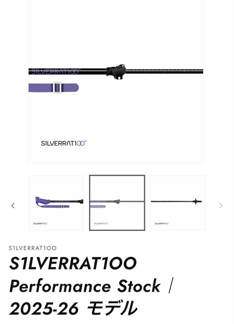 スキー SILVERRATIOO Performance Stock