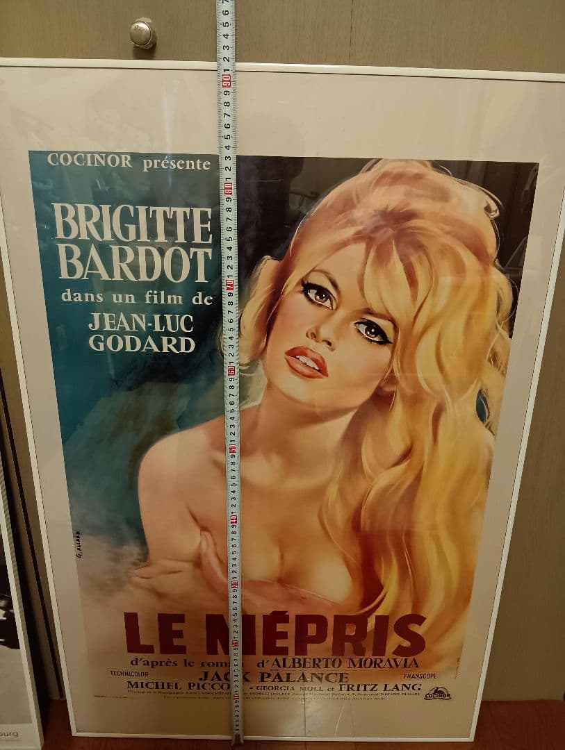 仏ヴィンテージ映画ポスター5枚セット バルドー ゲンズブール バーキン ゴダール