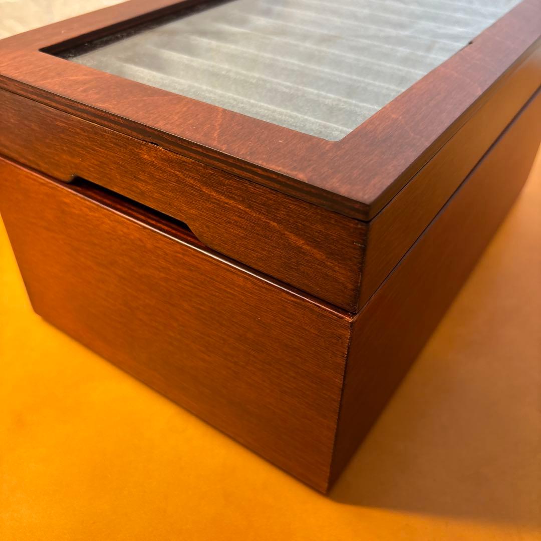 筆記具 STACK & STORE WOOD PEN TRAY CLEAR LID
