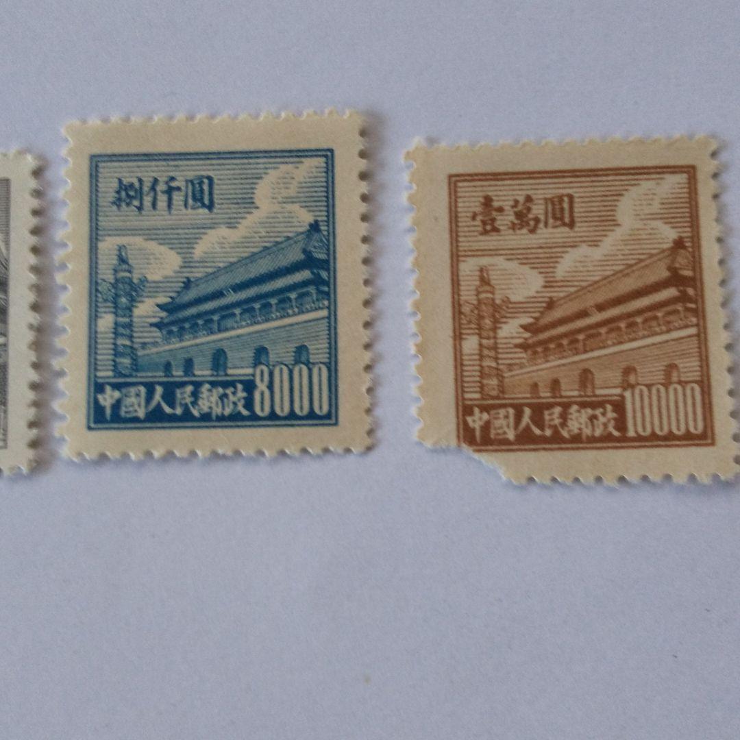 中国の天安門の切手セット