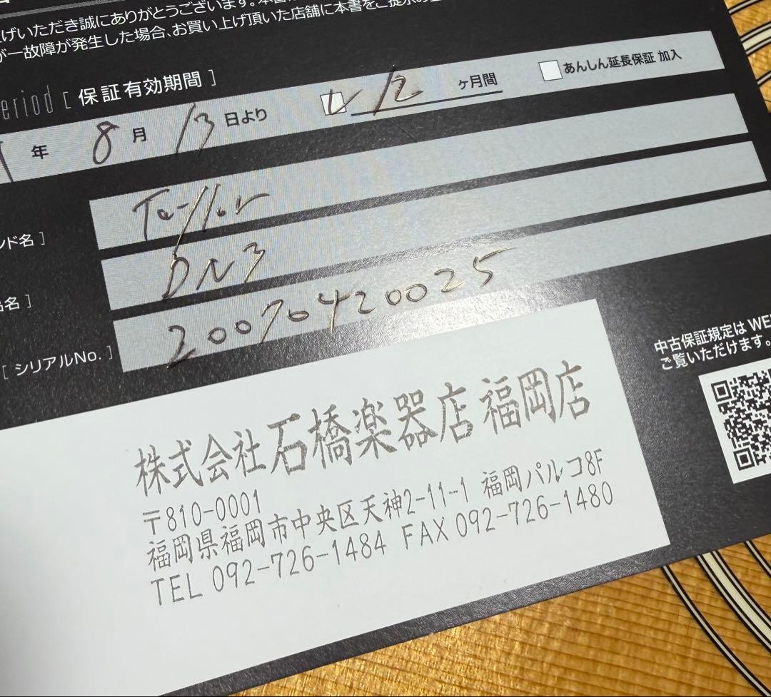 Taylor アコースティックギターDN3 USA製2007年モデル