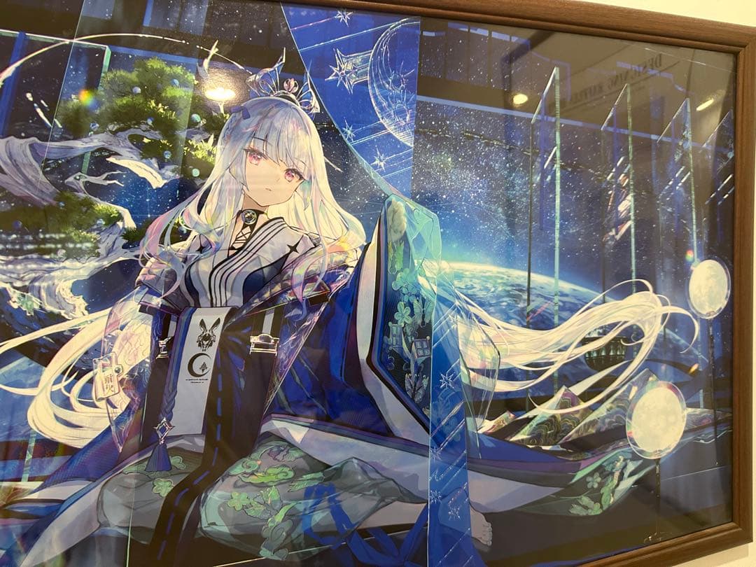 絵師100人展 11 藤ちょこ かぐや姫 複製原画