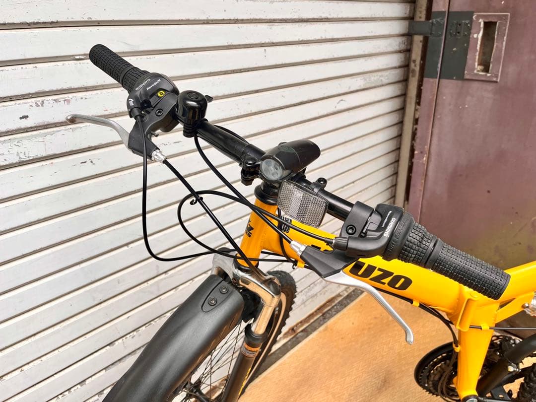③ KYUZO 折りたたみ自転車 26インチマウンテンバイク 変速 KZ-104