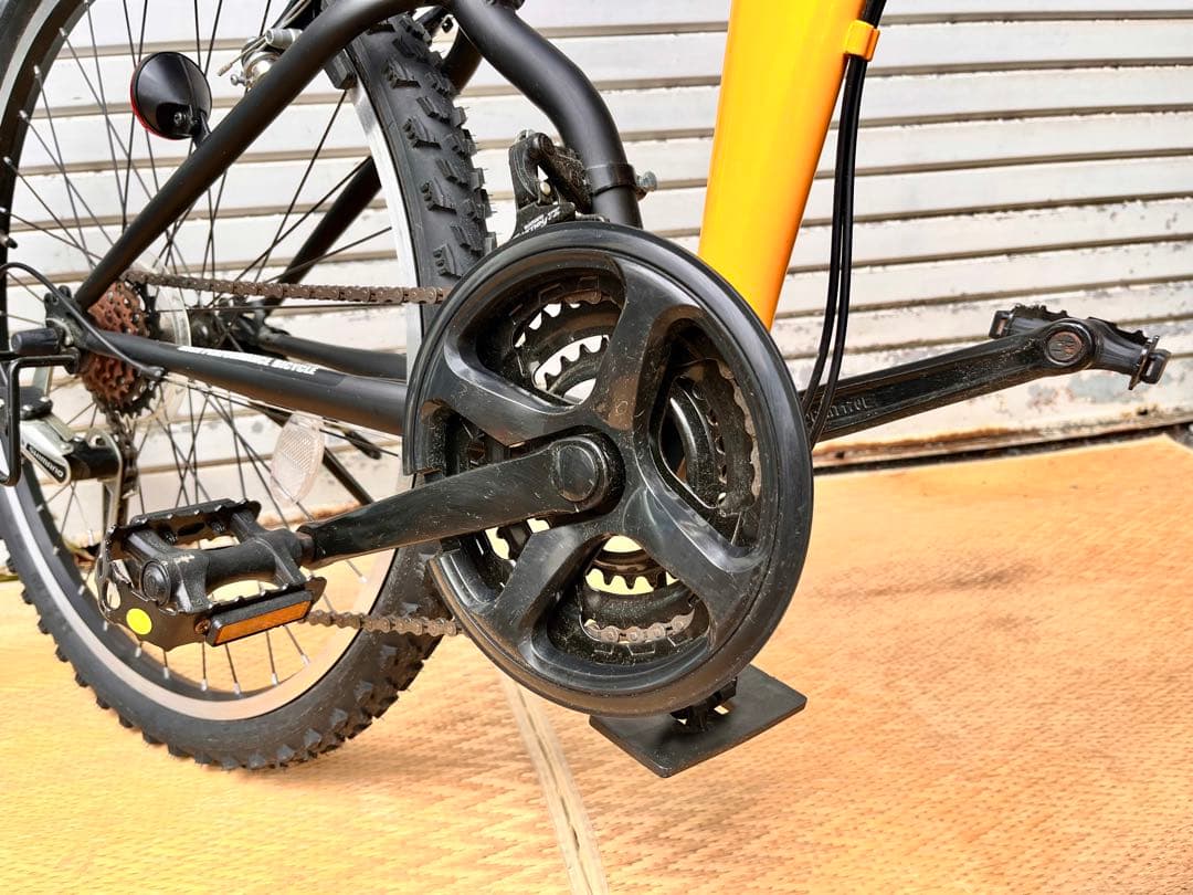 ③ KYUZO 折りたたみ自転車 26インチマウンテンバイク 変速 KZ-104