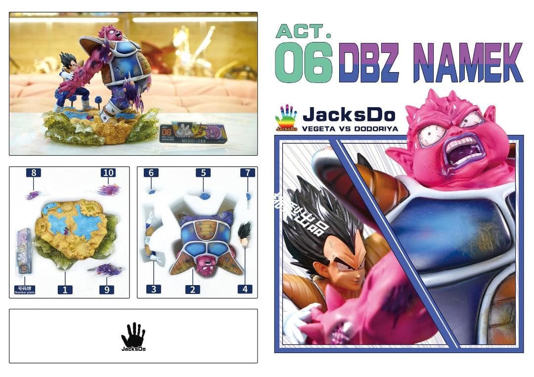 新品未開封『ドラコンボール』 　ベジータ＊ドドリア　 ガレージキット スタチュー