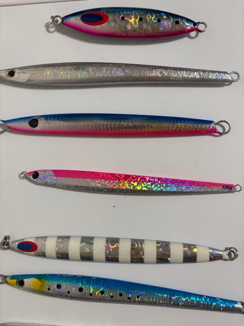ケイタンジグ　鉄ジグ　多数　ケース付き　120g〜200g