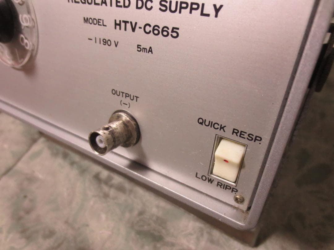 HAMAMATSU TV◆REGULATED DCSUPPLY HTV-C665