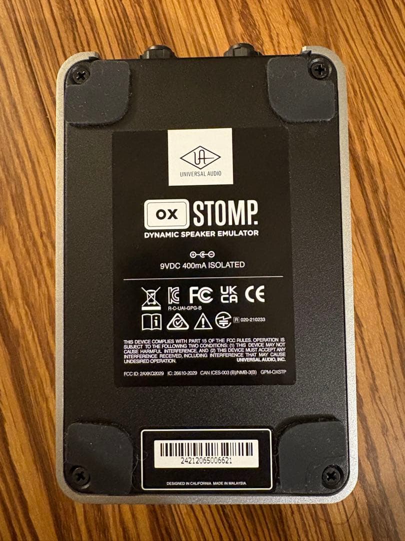 UAFX OX Stomp キャビネットシミュレータ