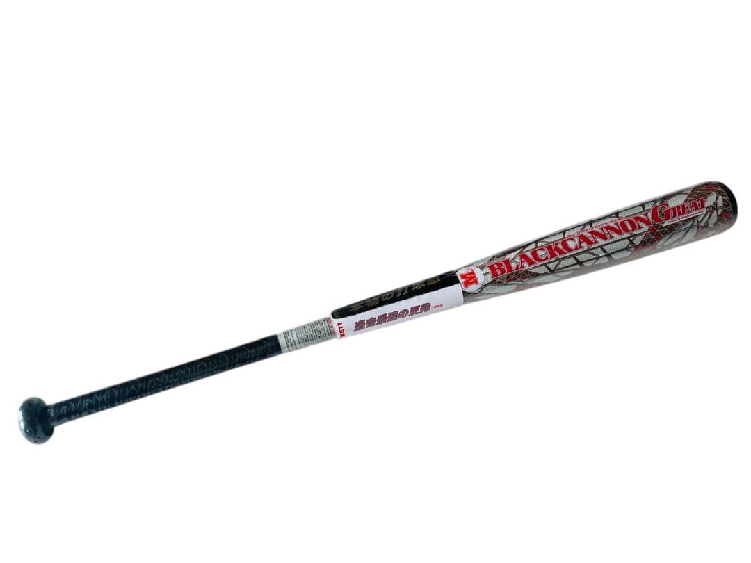 新品 ブラックキャノン グレート 軟式バット 84cm BCT35074FW