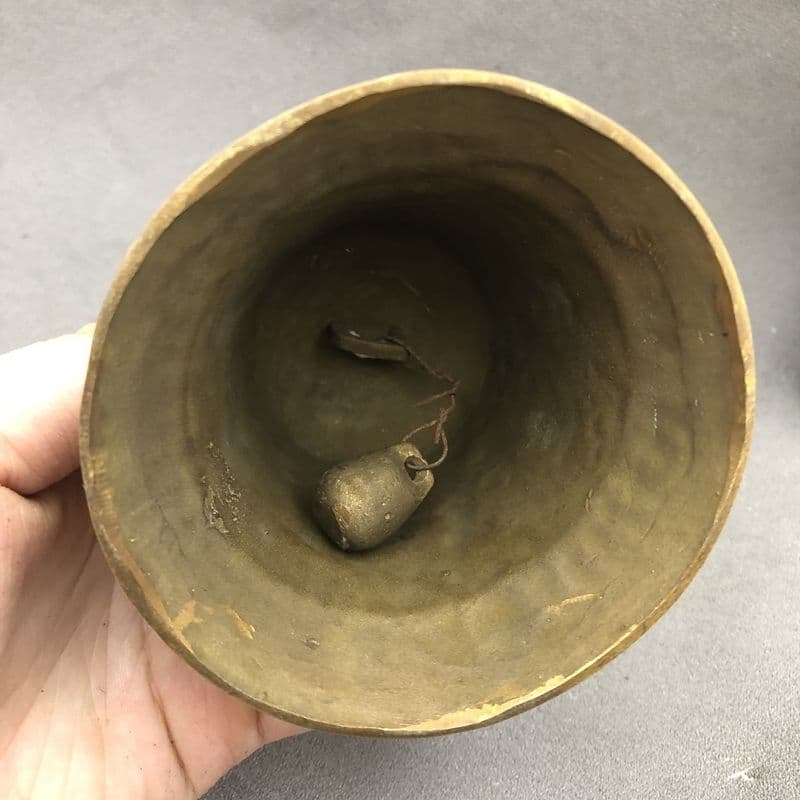 銅器 鈴銅 鈴手振り鈴 七仏手振り鈴 仏教法器 鎮宅 辟邪 開運 風水招財 置物