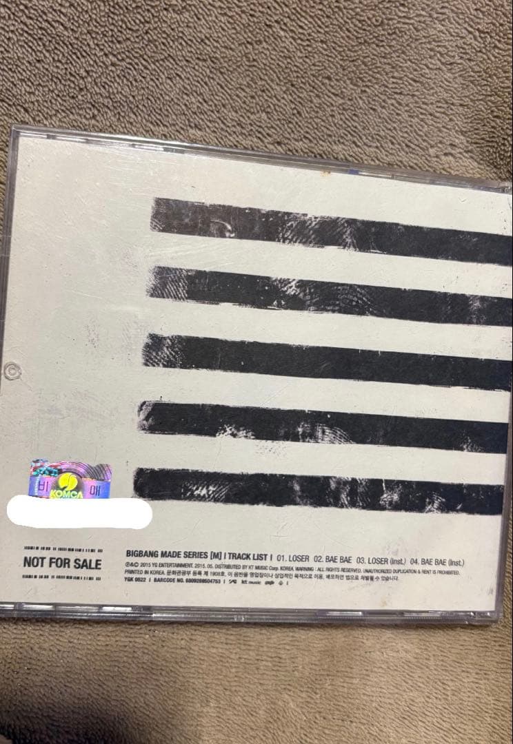 BIGBANG サイン入り CD