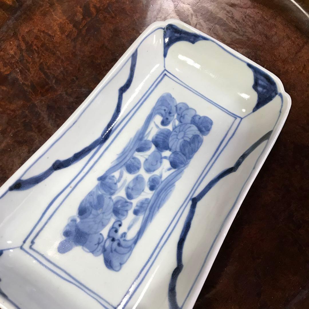 古伊万里　長皿　鮎皿　民藝　民芸　切込焼　波佐見　くらわんか　柿右衛門　藍九谷