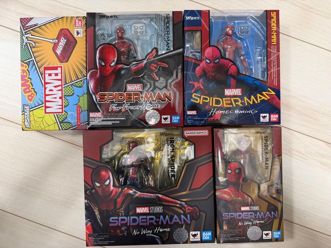 S.H.Figuarts スパイダーマン HC/FFH/NWH セット