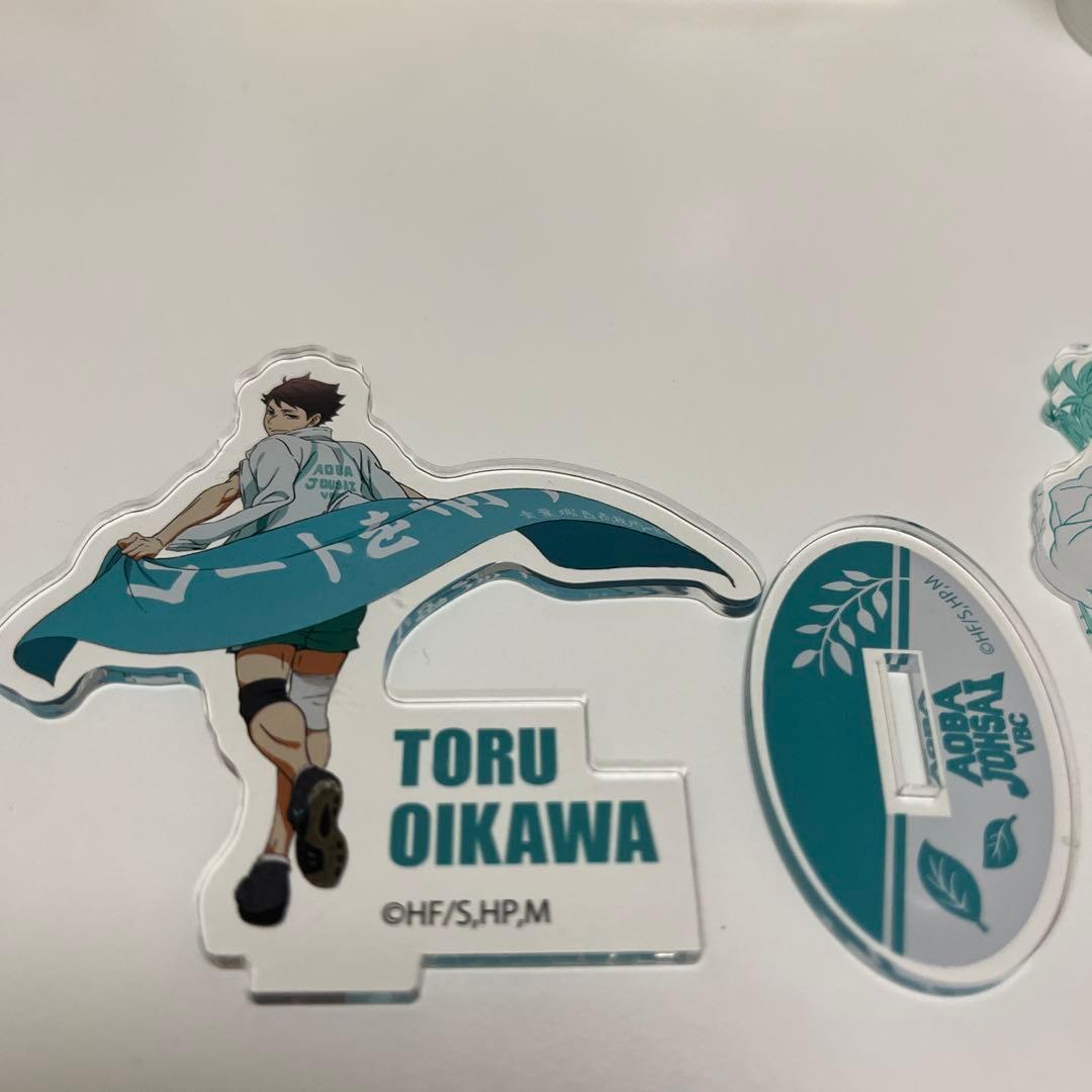 ハイキュー!! セブンネット限定 スクエア缶バッジ 及川徹 アクリルスタンド