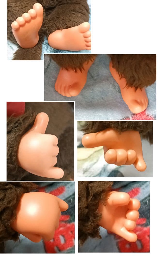 希少　昭和レトロ　ブルーアイ　モンチッチ　ぬいぐるみ　男の子①