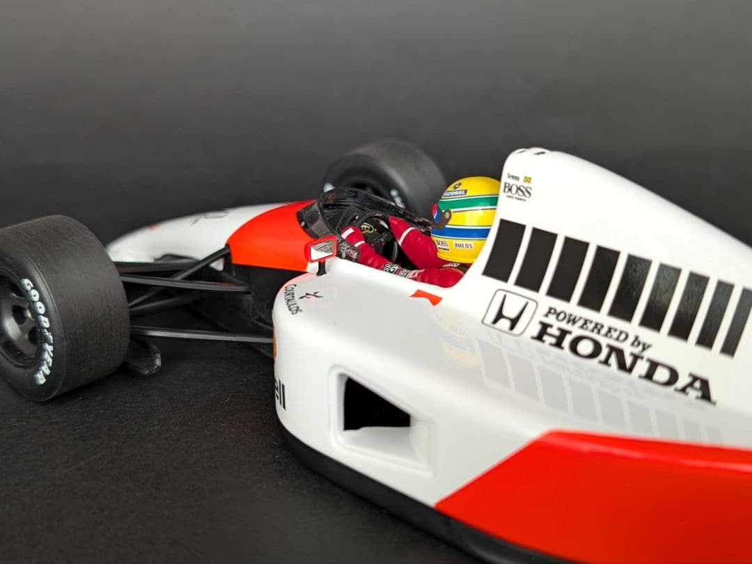 ミニチャンプス 1/18 マクラーレン ホンダ MP4/6 1991 A.セナ