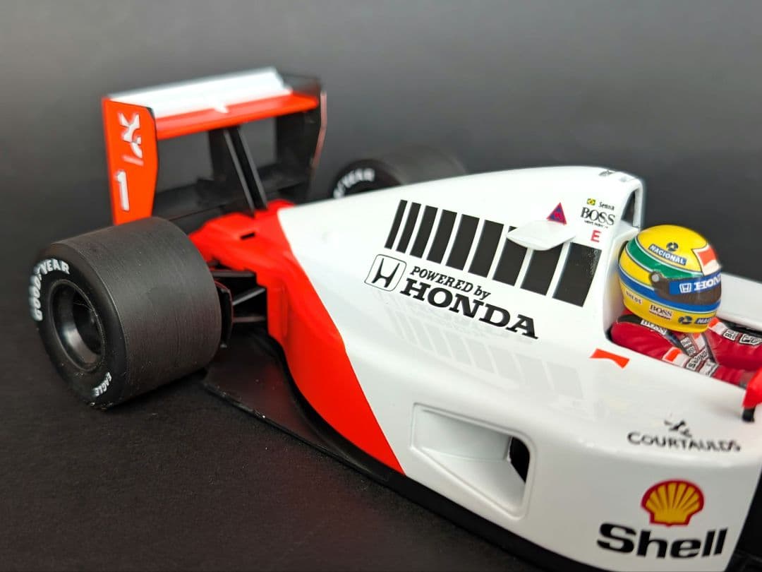 ミニチャンプス 1/18 マクラーレン ホンダ MP4/6 1991 A.セナ