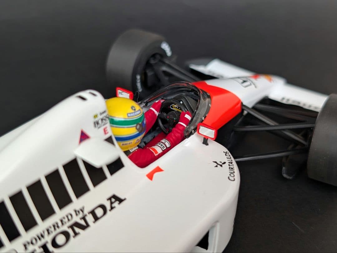 ミニチャンプス 1/18 マクラーレン ホンダ MP4/6 1991 A.セナ