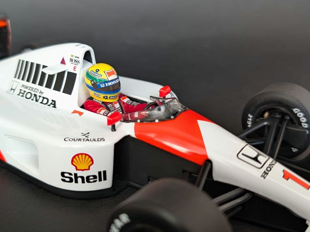 ミニチャンプス 1/18 マクラーレン ホンダ MP4/6 1991 A.セナ