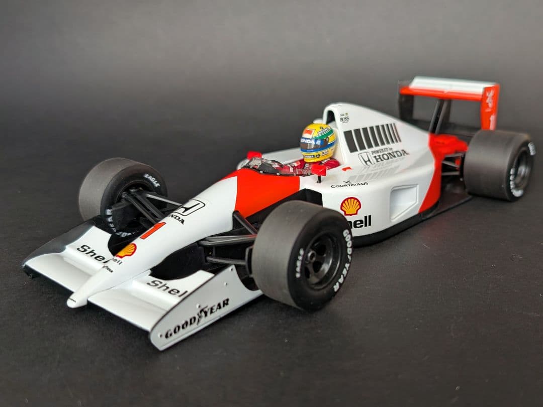 ミニチャンプス 1/18 マクラーレン ホンダ MP4/6 1991 A.セナ
