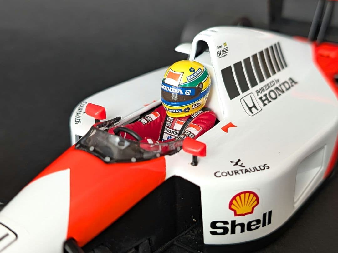 ミニチャンプス 1/18 マクラーレン ホンダ MP4/6 1991 A.セナ