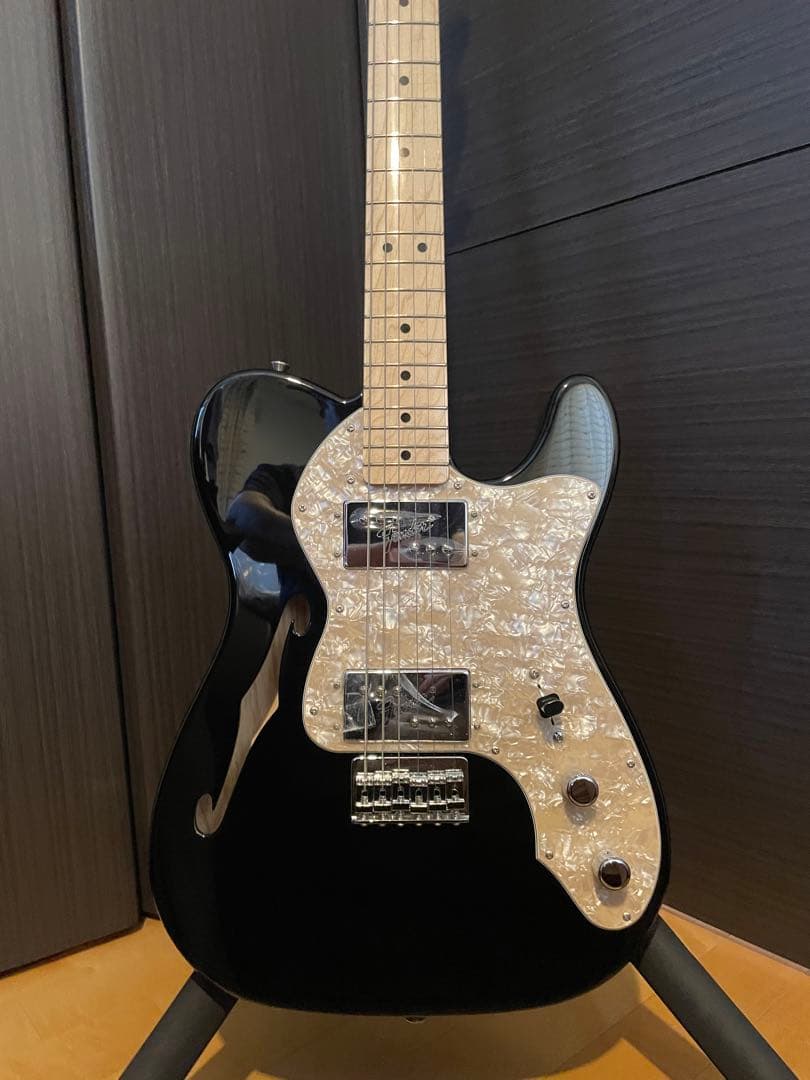 【9/23迄限定値下】Fender テレキャスターシンライン（黒）