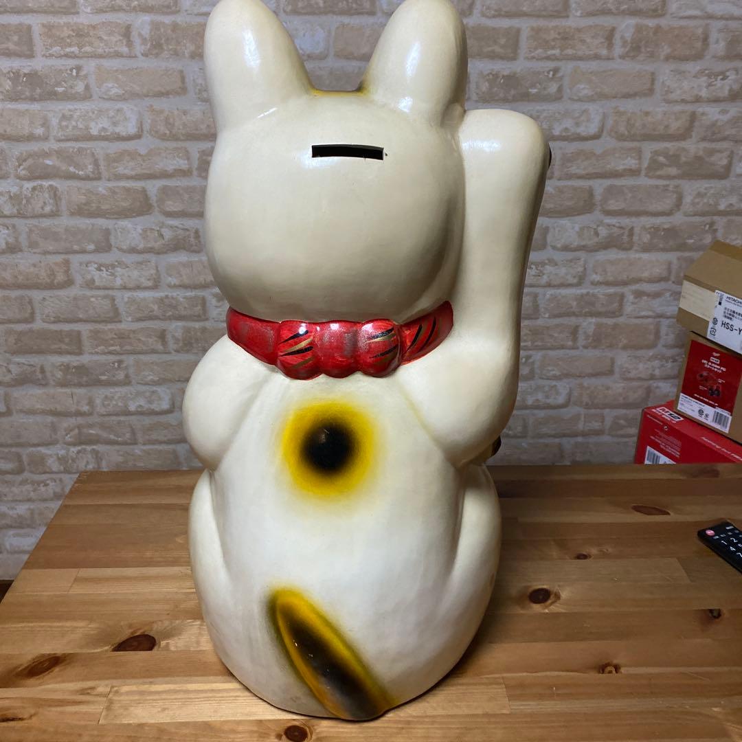 特大　招き猫　縦65cm横34cm幅27cmレトロ　アンティーク　ヴィンテージ