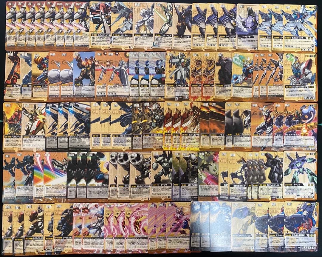 ガンダムウォーカード 茶まとめ売り⑤約2100枚 ギンガナム軍など