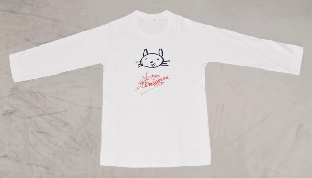 1969年製ビクター佐良直美サインイラスト刻印Tシャツサガラナオミ昭和レトロ歌謡