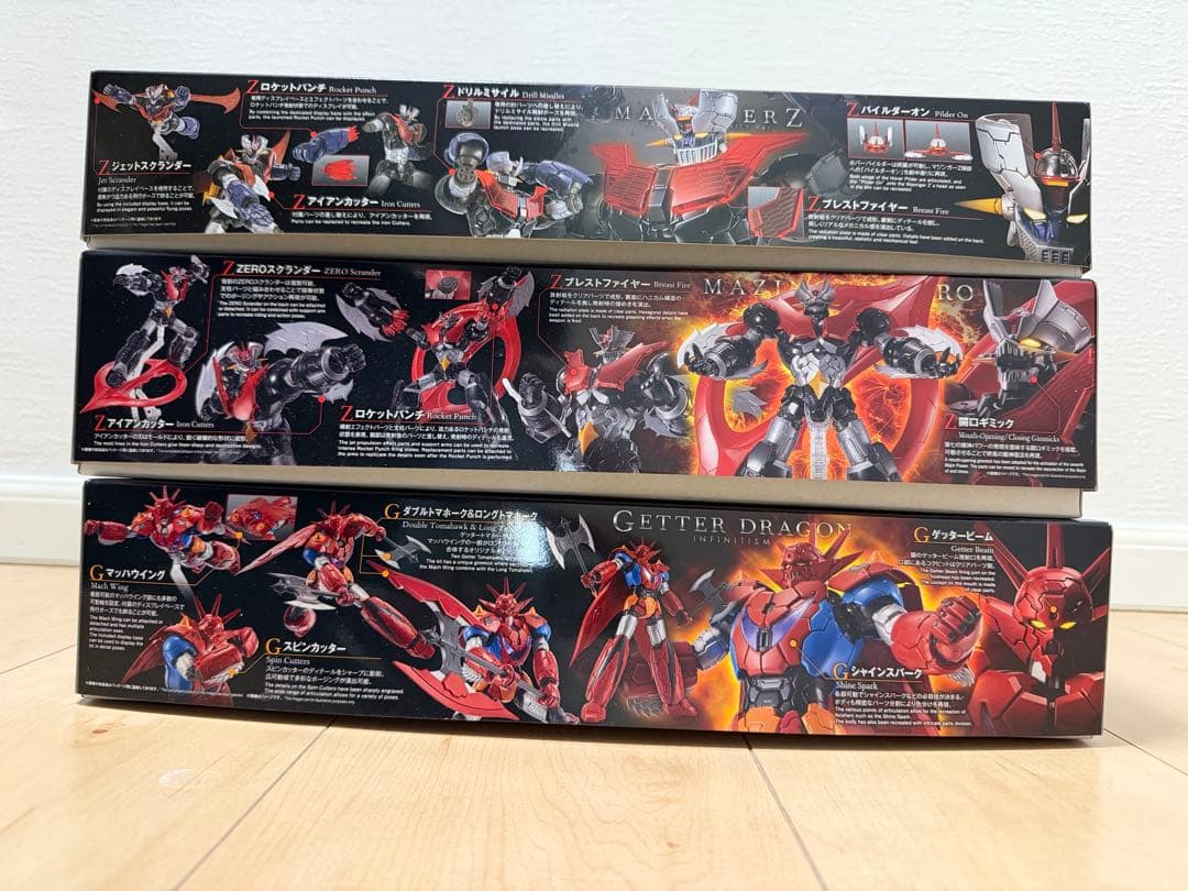 特限〜P還元中 HGマジンガー、ゲッタープラモ3体セット