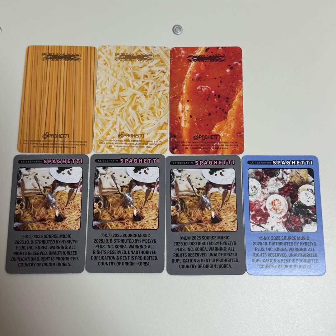 LESSERAFIM ルセラ SPAGHETTI 封入トレカ コンプ チェウォン