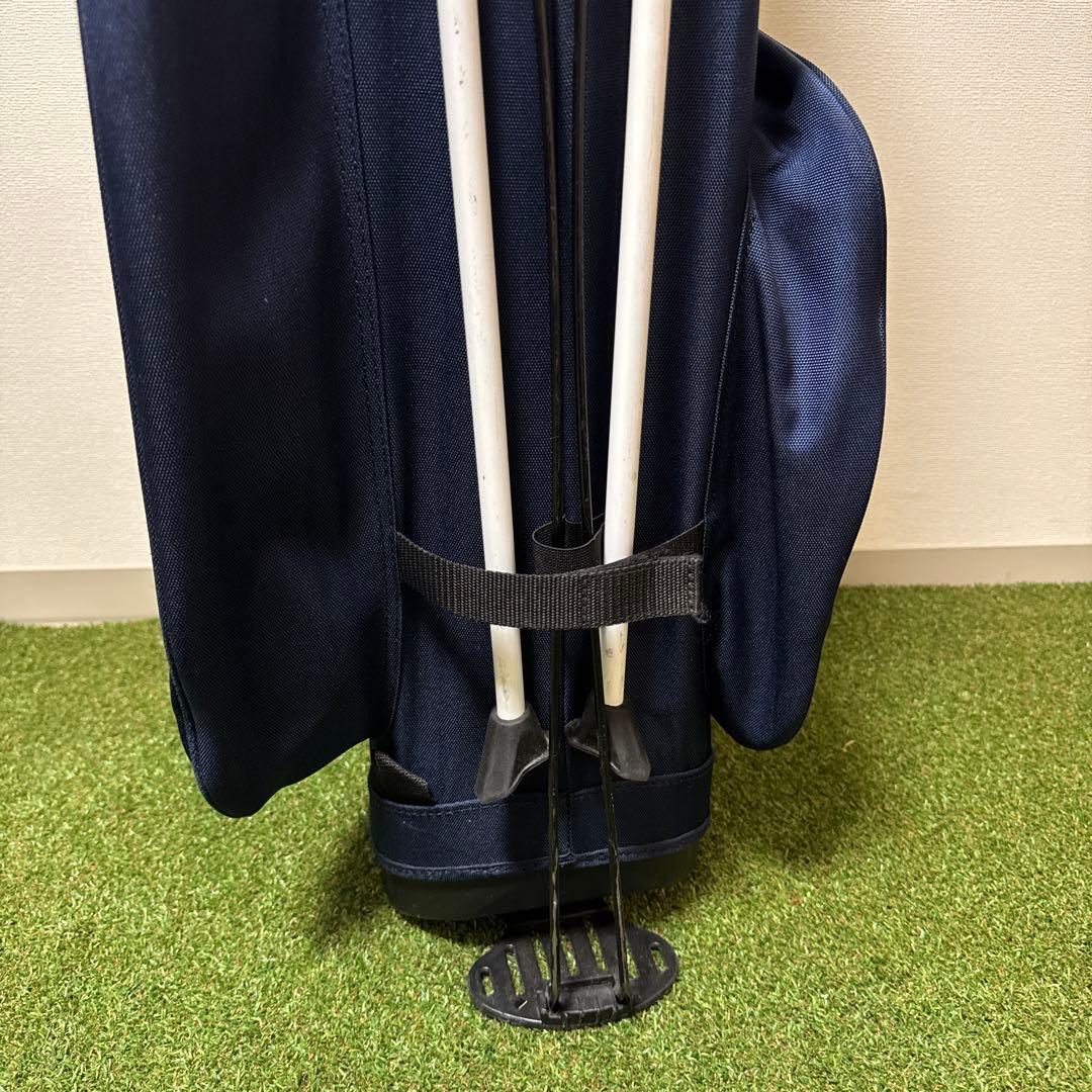 BEAMS GOLF ビームスゴルフ ネイビー キャディバッグ スタンド式