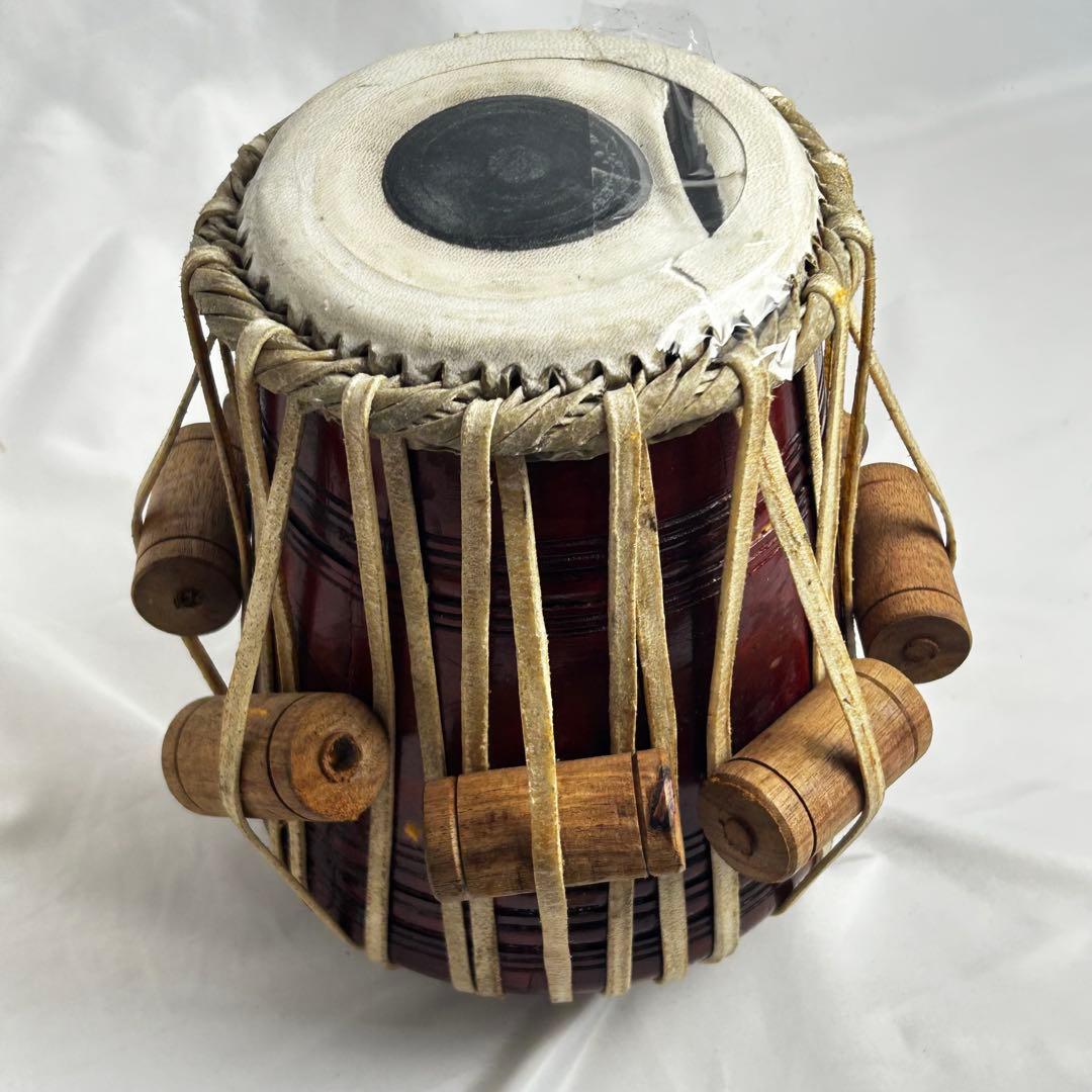 インド楽器 タブラ Tabla 打楽器セット 伝統楽器 民族楽器 ケース付