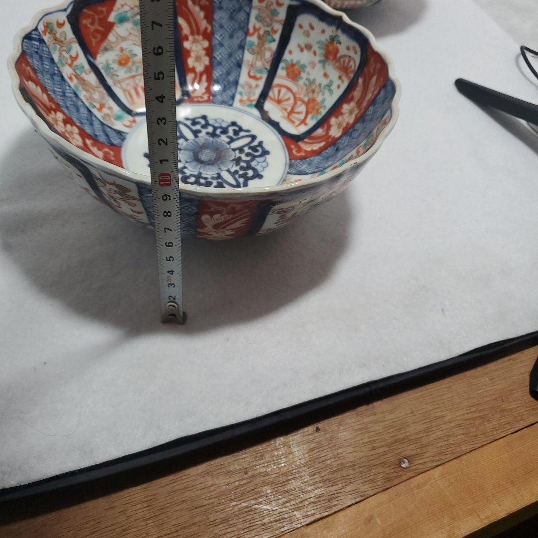 伊万里色絵鉢2客