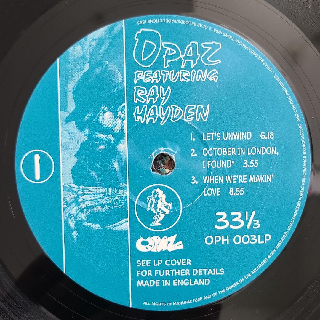 ★ＵＫオリジナル盤★ＯＰＡＺfeatＲＡＹ ＨＡＹＤＥＮ見開きジャケット２ＬＰ