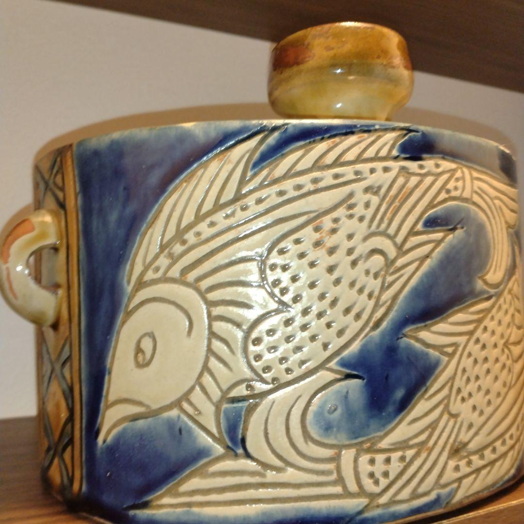 沖縄　壺屋焼 抱瓶
