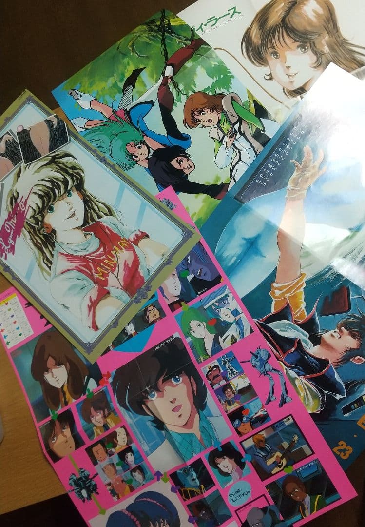 ‼️未使用‼️美樹本晴彦ポスターマクロス超合金魂ハイメタル原画セル画プラモデル